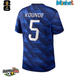 Ranska Jules Kounde #5 Kotipaita MM-kisat 2026 Lyhythihainen
